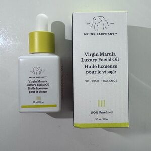 Drunk Elephant Virgin Marula Luxury Facial Oil.